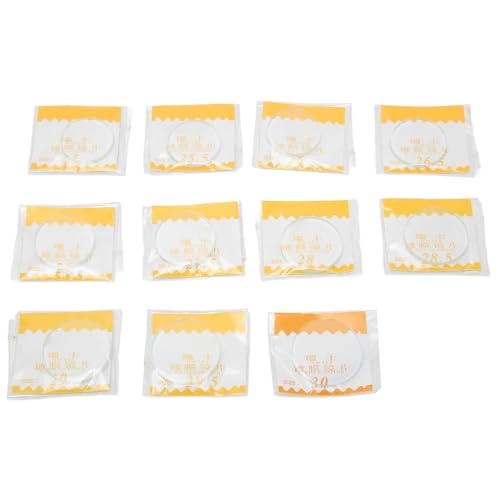 11 Pack Flat Watch Glass