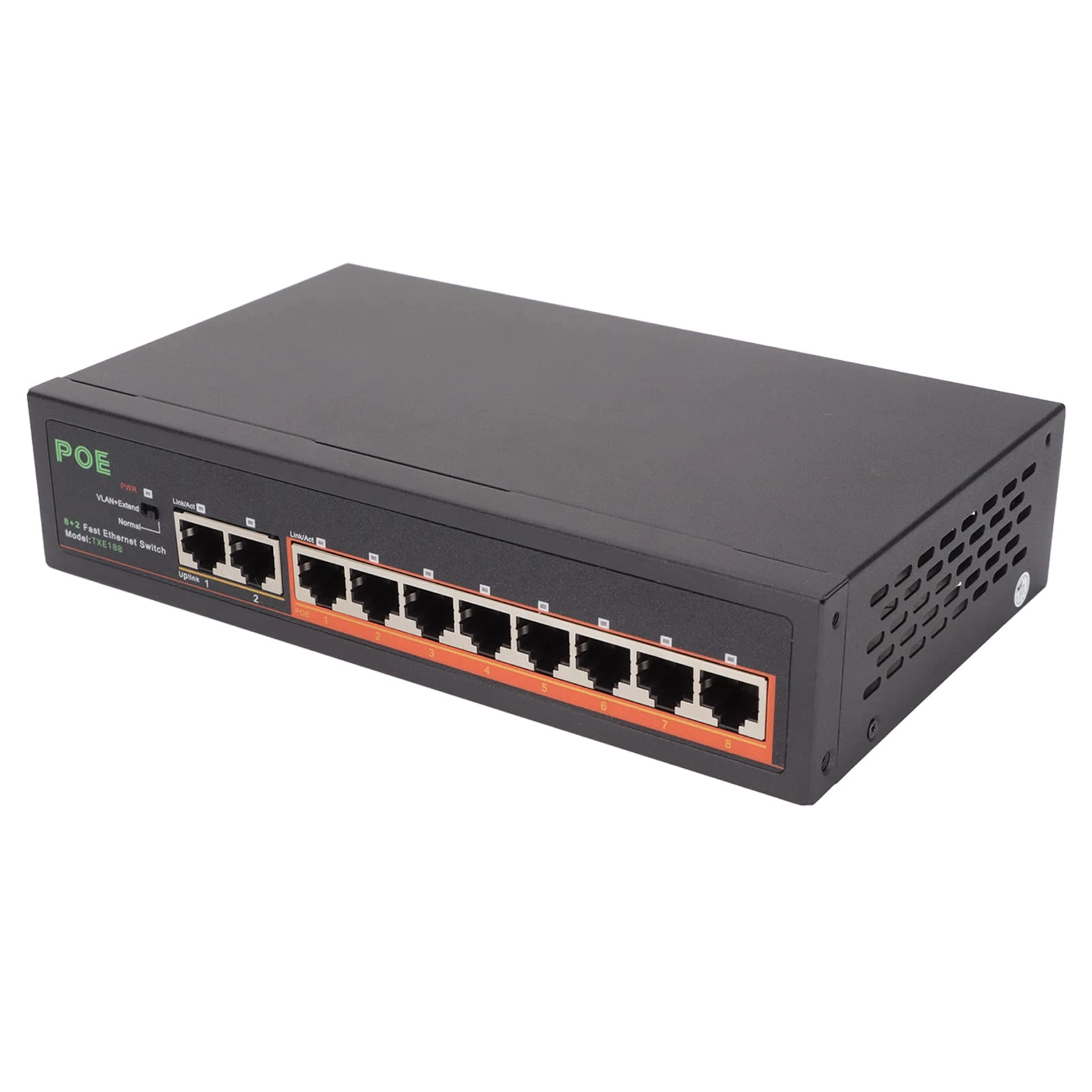 RvSky 8 Port PoE Switch - 90W 10/100mbps