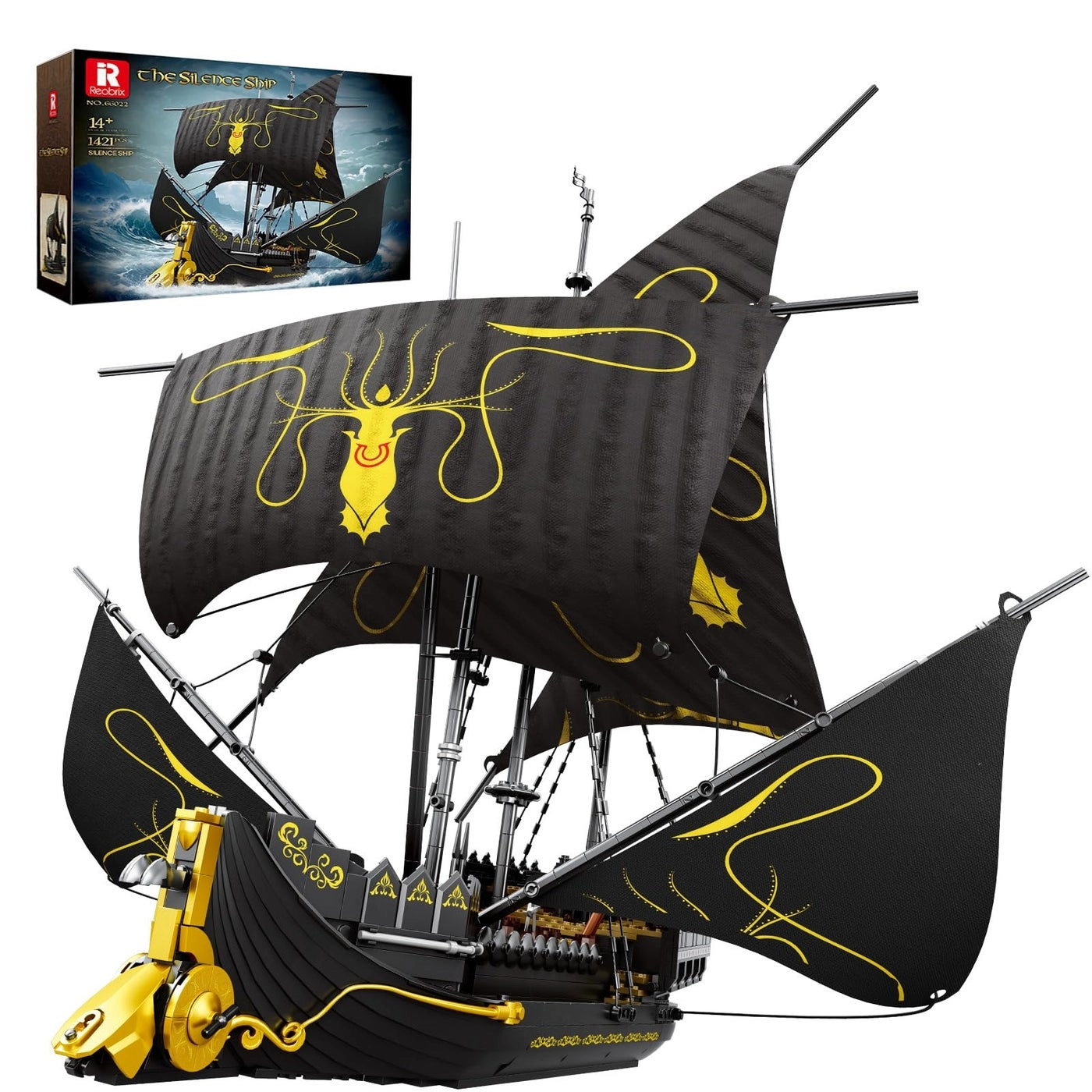 Reobrix Pirate Ship - Black Pearl 1421 pcs