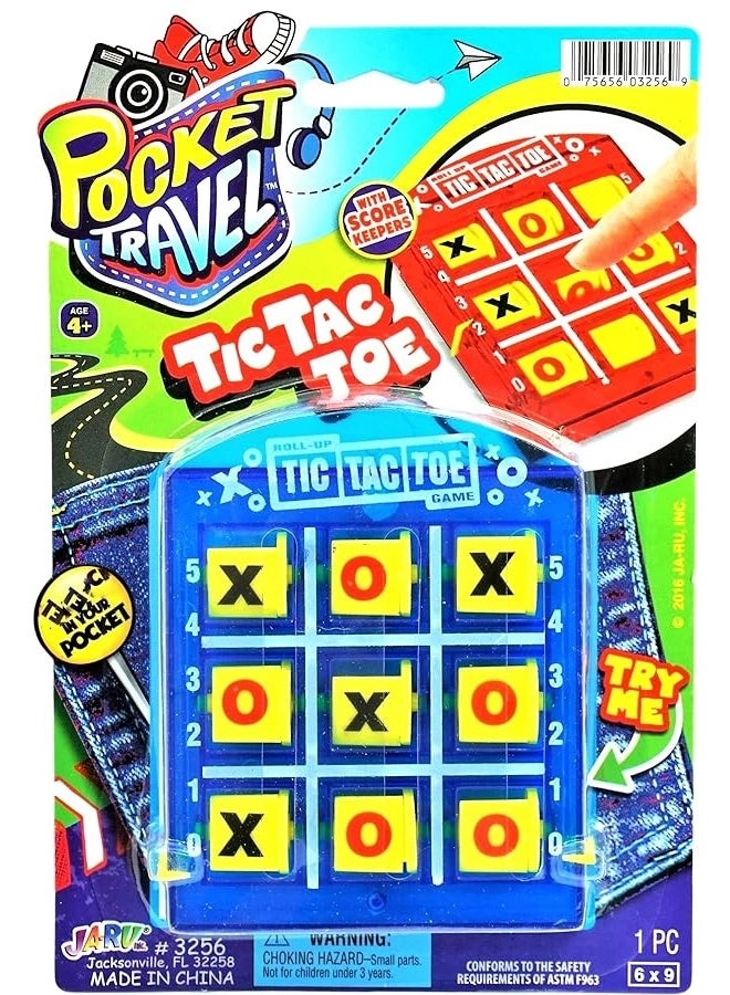 Portable Tic Tac Toe - 1 Pack Mini Travel
