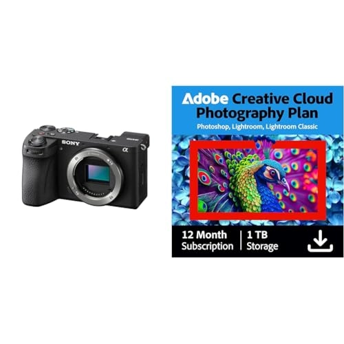 Alpha 6700 + Creative Cloud Pro Photography Plan