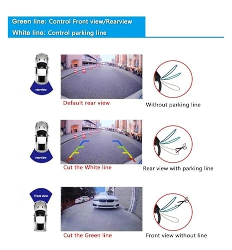 Rear View Parking Camera - Night Vision Wire