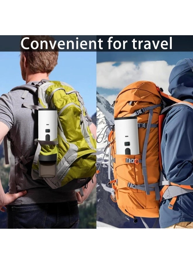 Portable Electric Espresso - Digital Display USB Rechargeable Cup Carry Bag