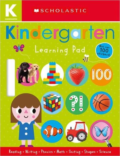Cartwheel Books Kindergarten Learning Pad - 128 pages 100 stickers