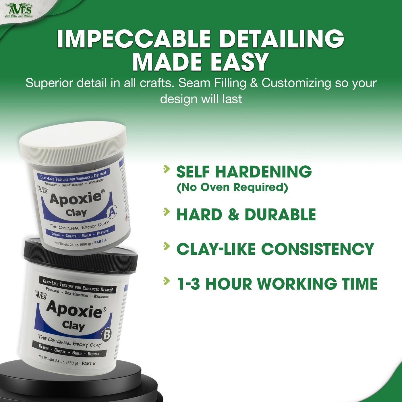 Apoxie Clay - Self Hardening 1.36Kg