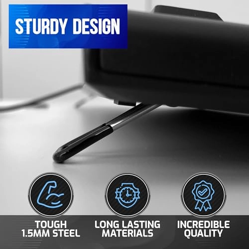 Universal Keyboard Foot Replacement - Pack of 2 Black