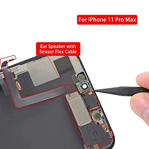Ear Speaker Earpiece with Sensor Flex Cable - iPhone 11 Pro Max 6.5" A2161 A2218 A2220