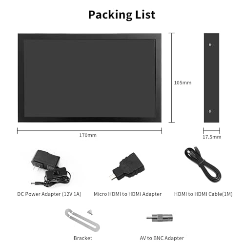 JRP7002 - 7 Inches 1024 x 600 Pixels