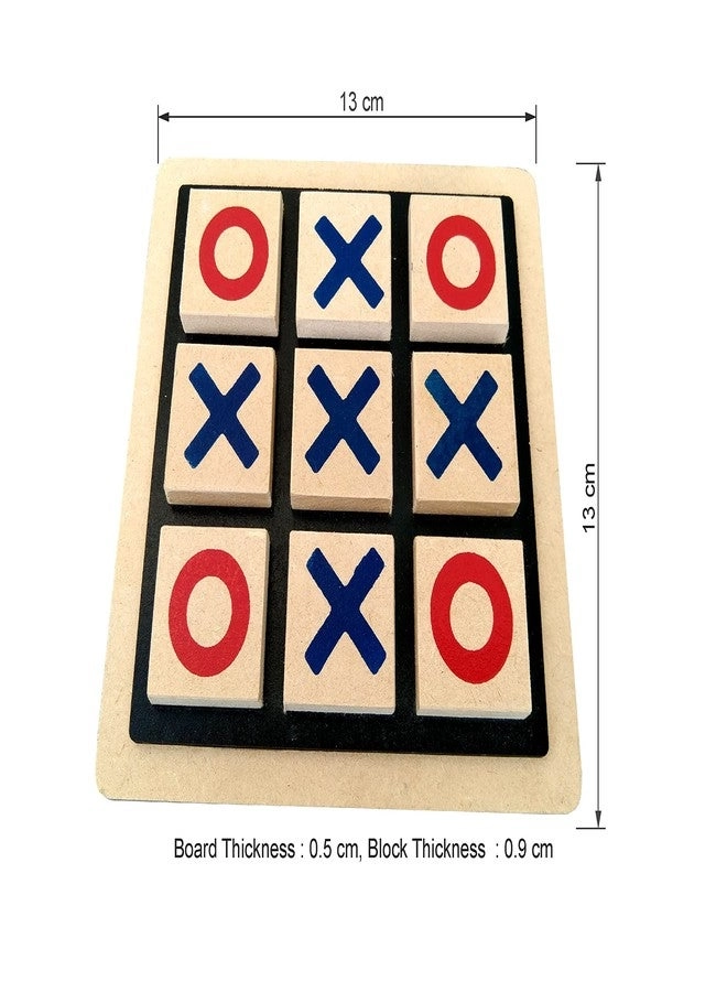 Wooden Tic Tac Toe - 5 Years+ 9 Blocks