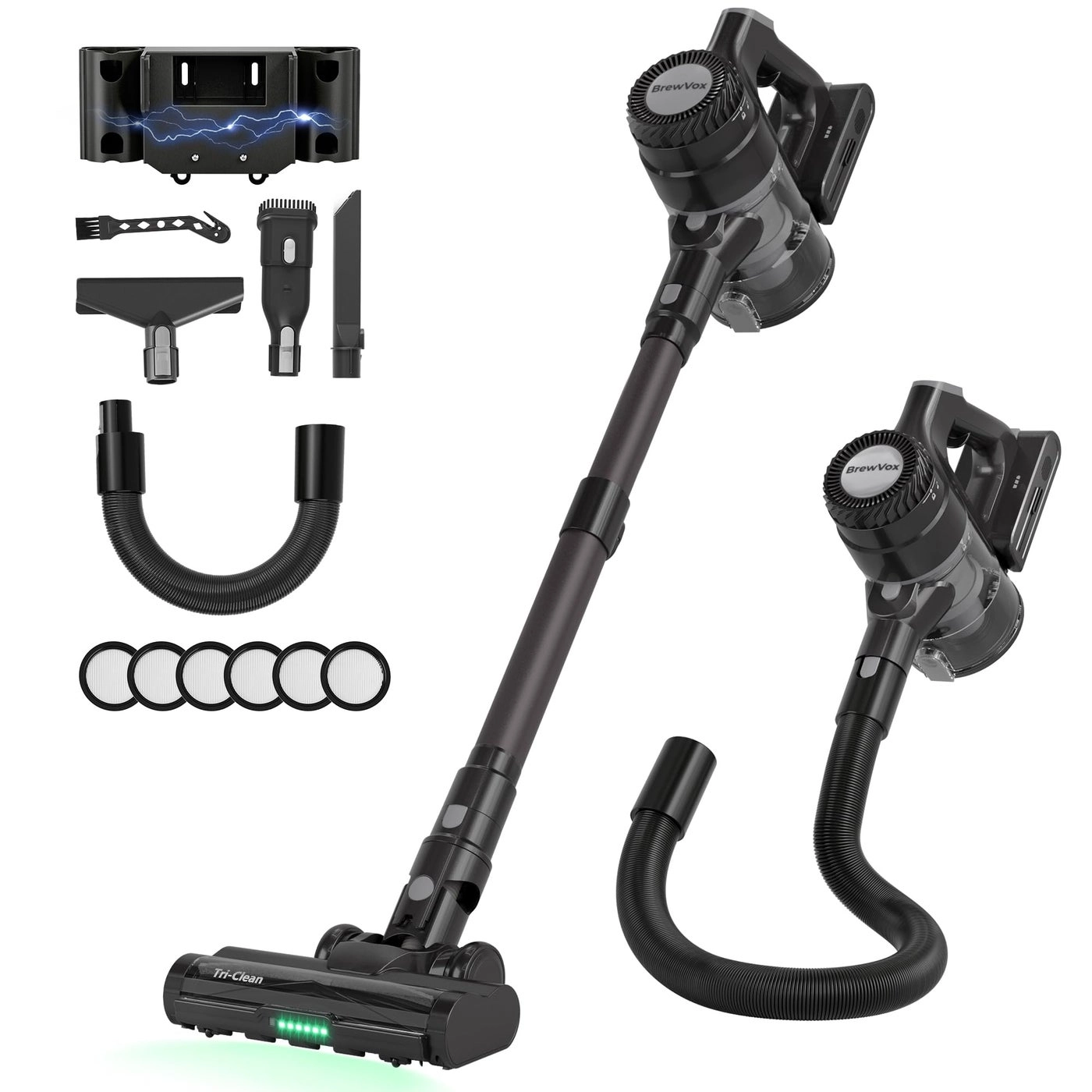 Telescopic Cordless Stick Vacuum Cleaner - 65 Min