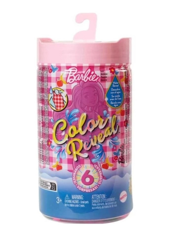 Barbie Chelsea Color Reveal Doll - Picnic Series Multi-color Ages 3+