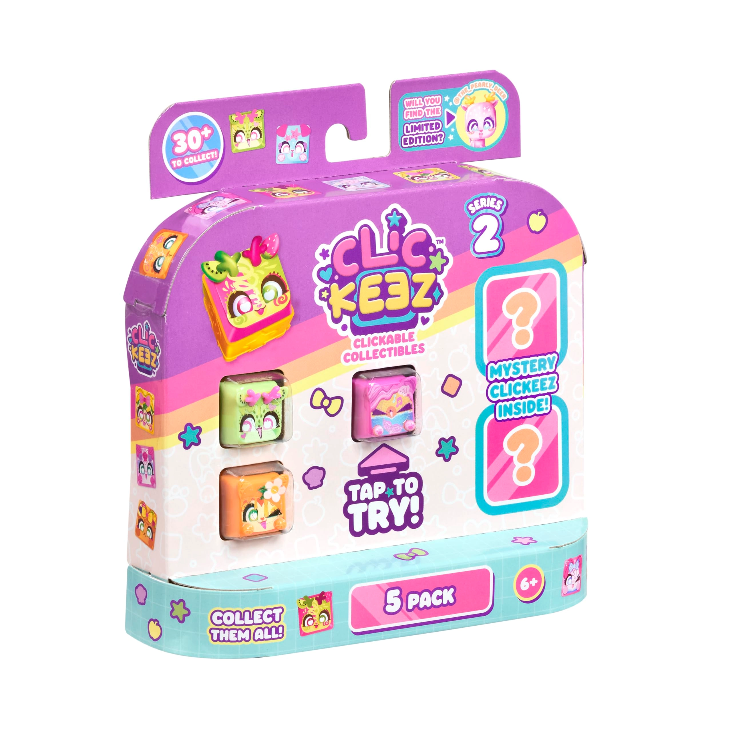 Goliath clickeez Series 2 Clickable Keyboard Collectibles - 6+ 5 pieces