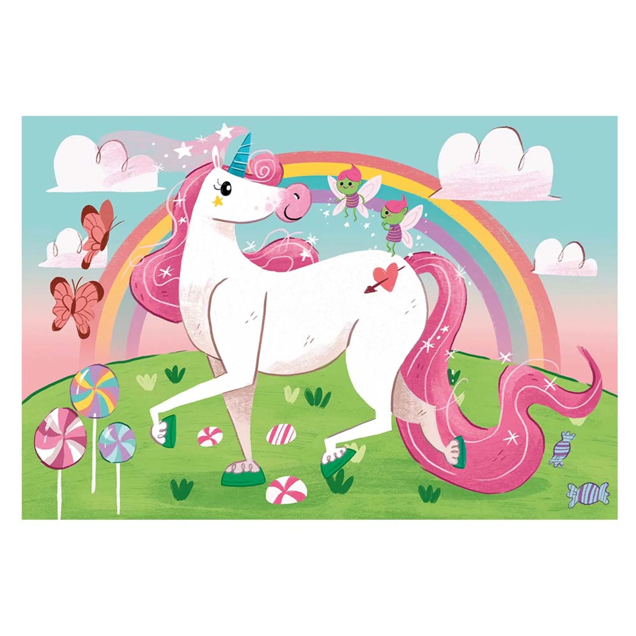 I Believe in Unicorns 2-in-1 Puzzle (ALGT-24754) - 40 pcs