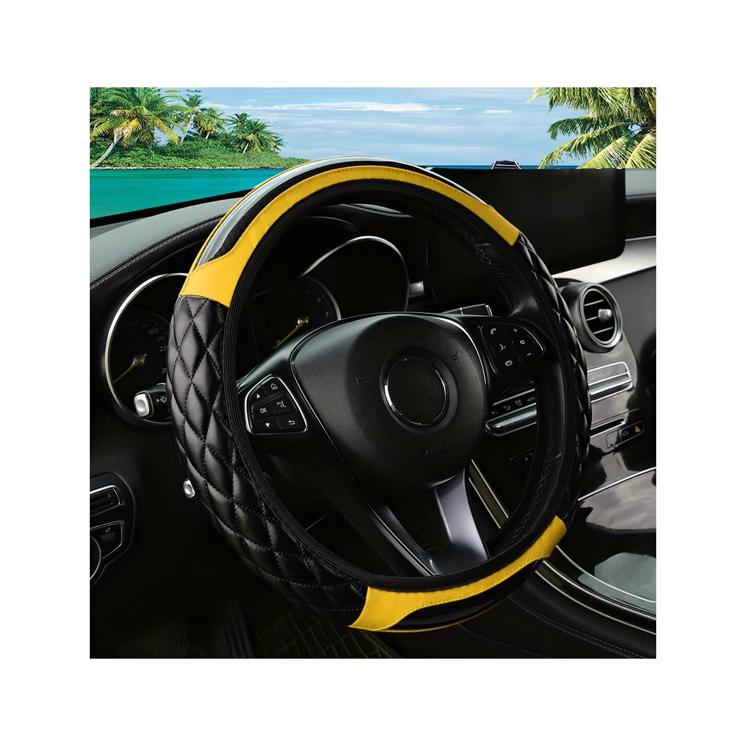 Car Steering Wheel Cover