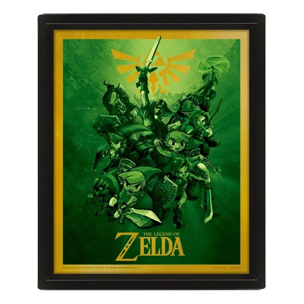 Generic Link - The Legend Zelda - 10x8 3d