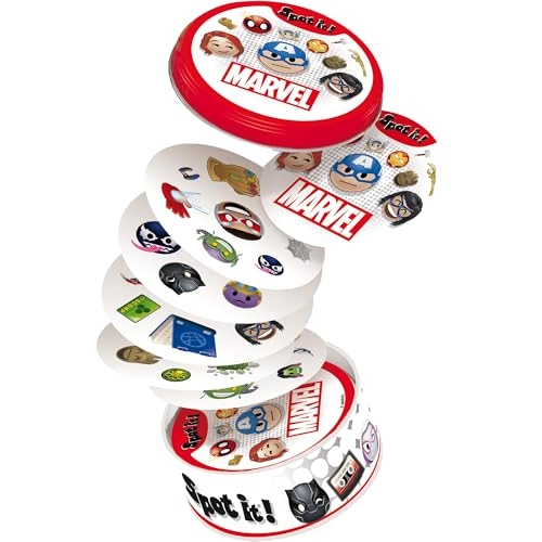 Spot It!: Marvel Emoji - Card Game Multilingual Edition