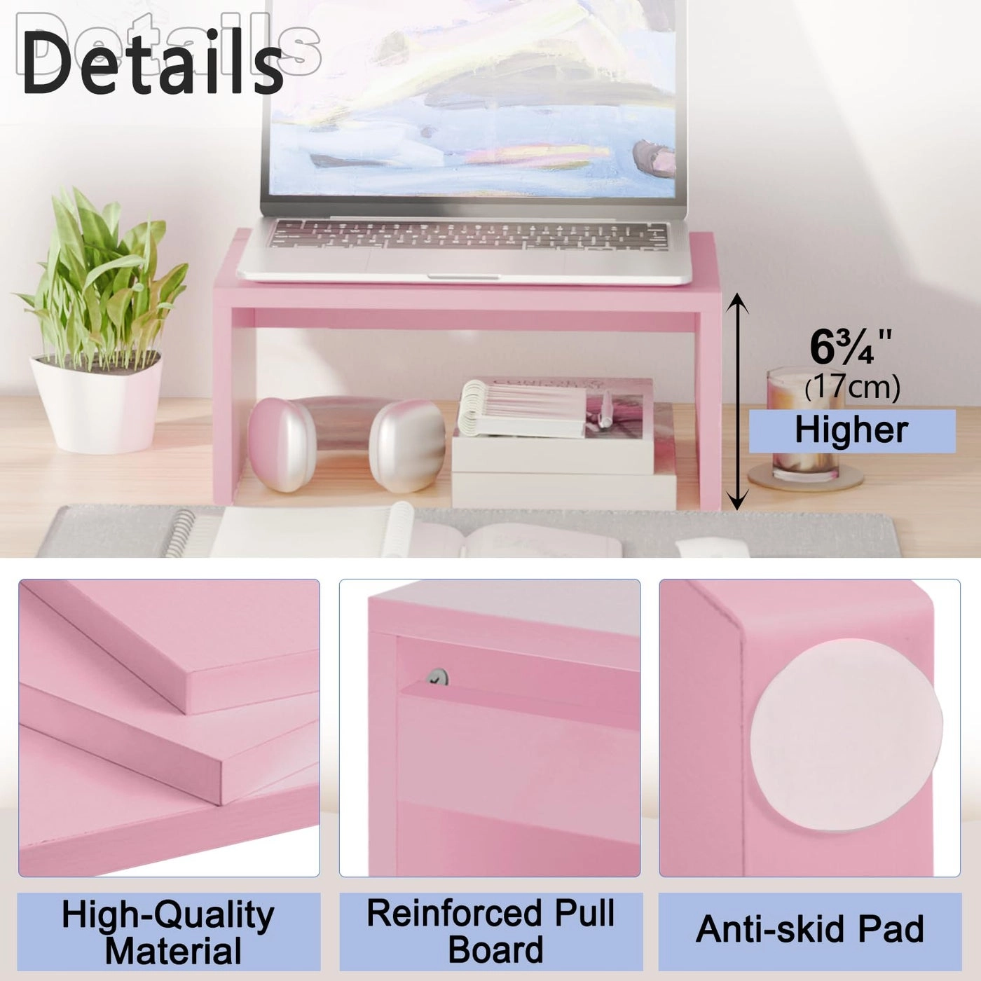 Adjustable Monitor Stand Riser Pack