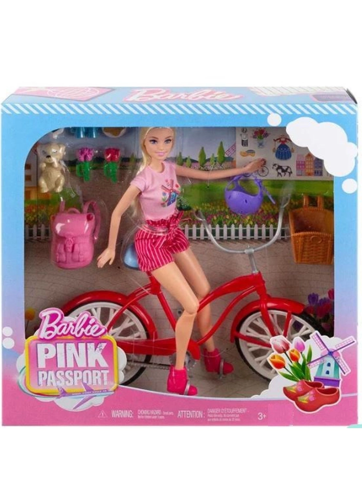 Pink Passport Holland Adventures - Blonde Doll Bicycle