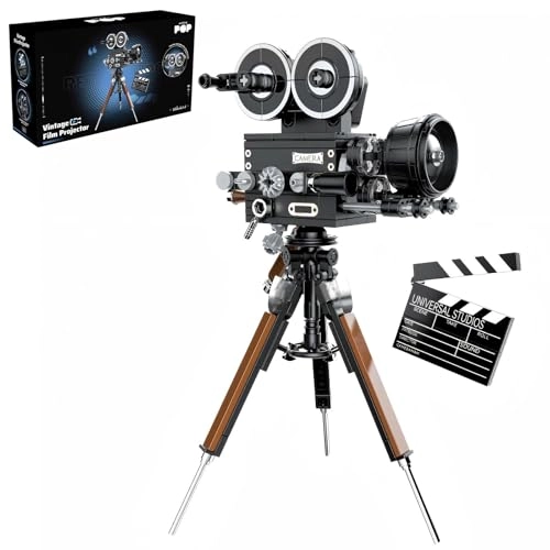 Instant Print Camera - 235 pcs + Retro Turntable - 217 pcs + Vintage Film Projector - 204 pcs + Arcade Gaming Cabinet - 210 pcs