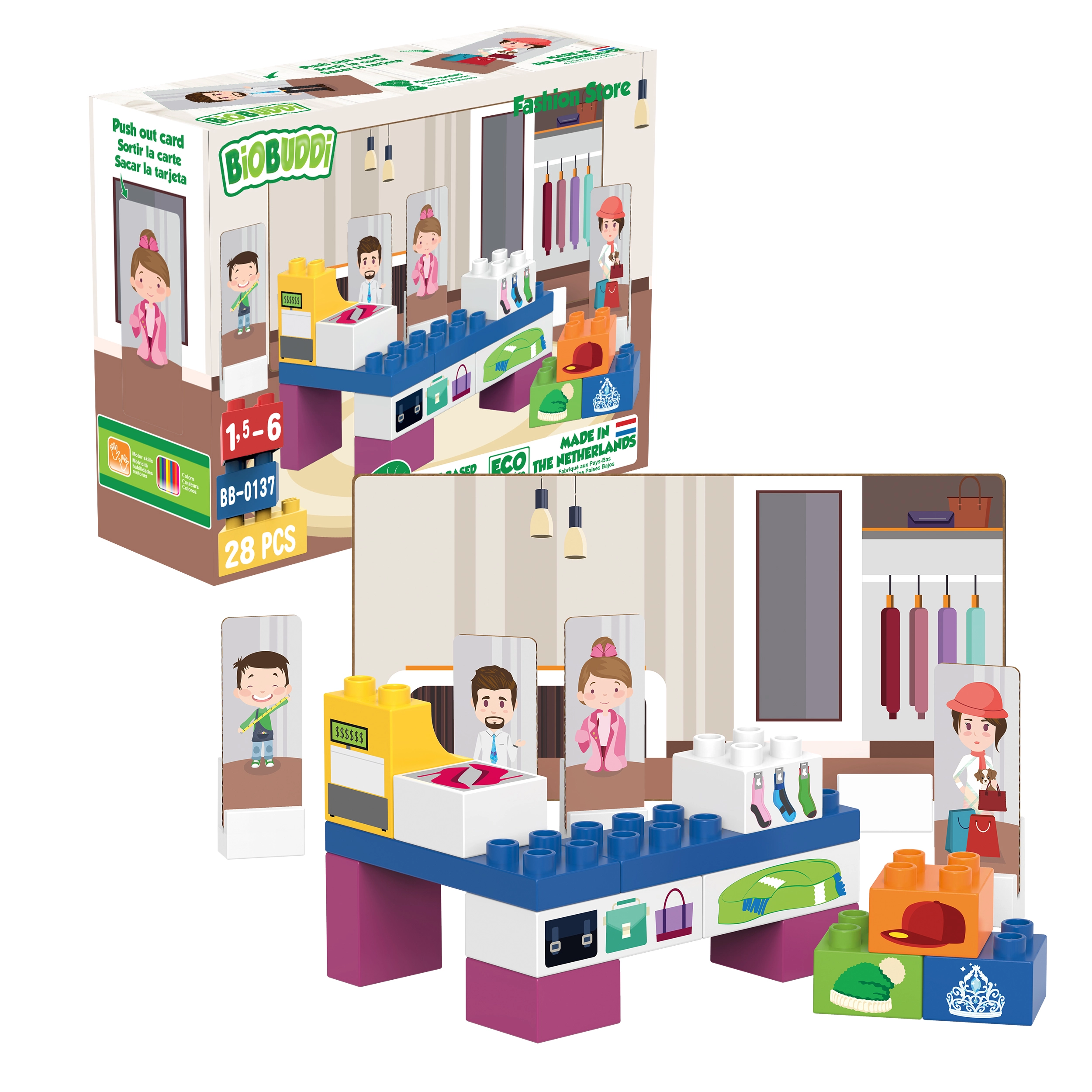 Fashion Store Building Set (BB-0137) - 6+ Years Multicolour