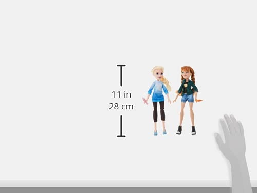 Elsa Fashion Doll - with clothes removable shoes + Anna Fashion Doll Ages 4+