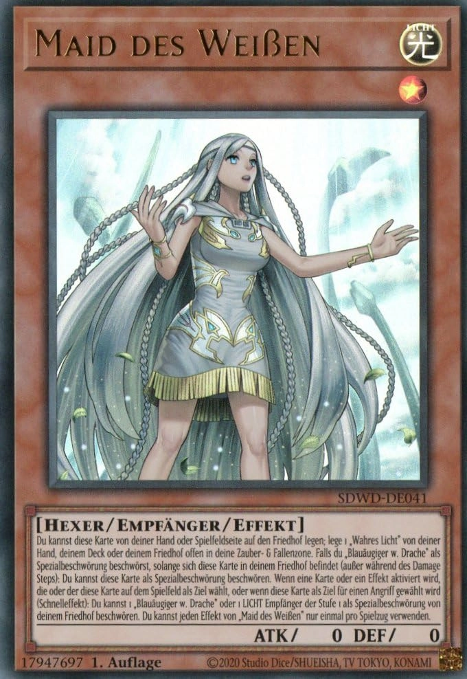 MZTCG Yugioh Maid des Weißen SDWD-DE041 - German - 1pcs