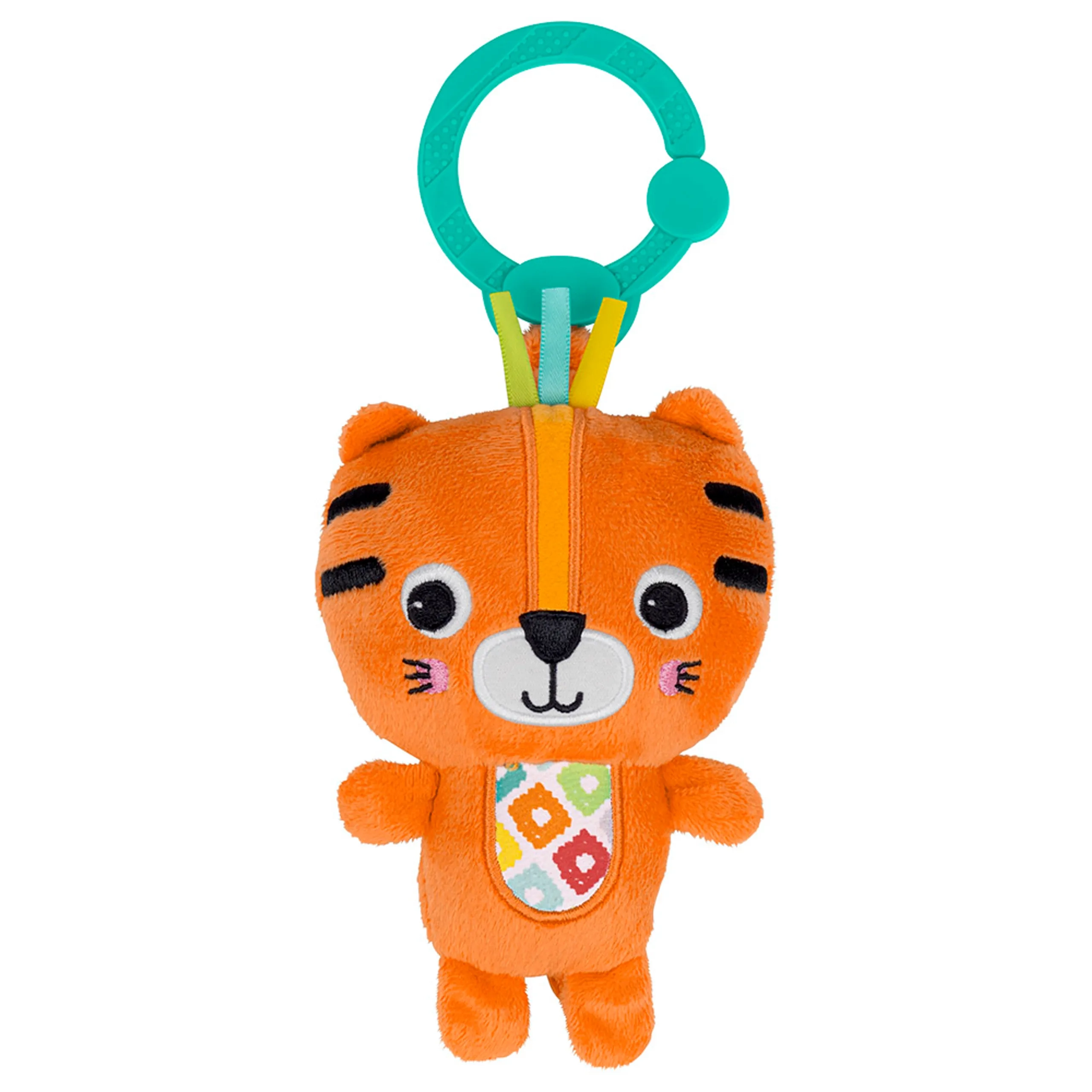 Bright Starts Jingle Joy Reach & Rattle Toy - 0 month(s) soft mixed materials Tiger