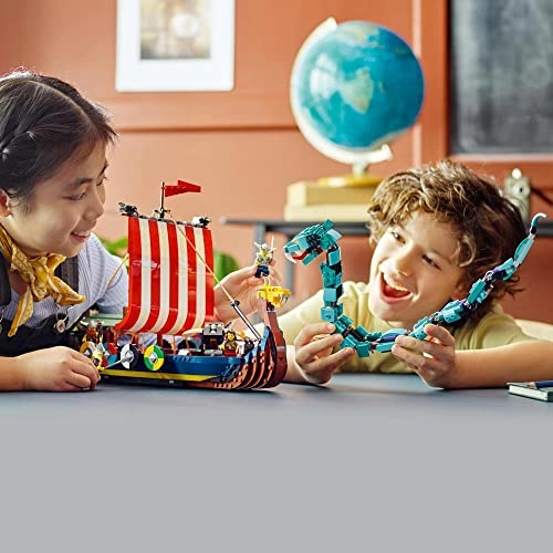 Creator 3in1 Viking Ship and The Midgard Serpent (31132)