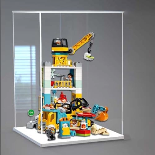Figures Display Box for LEGO 10933 Town To-wer - acrylic