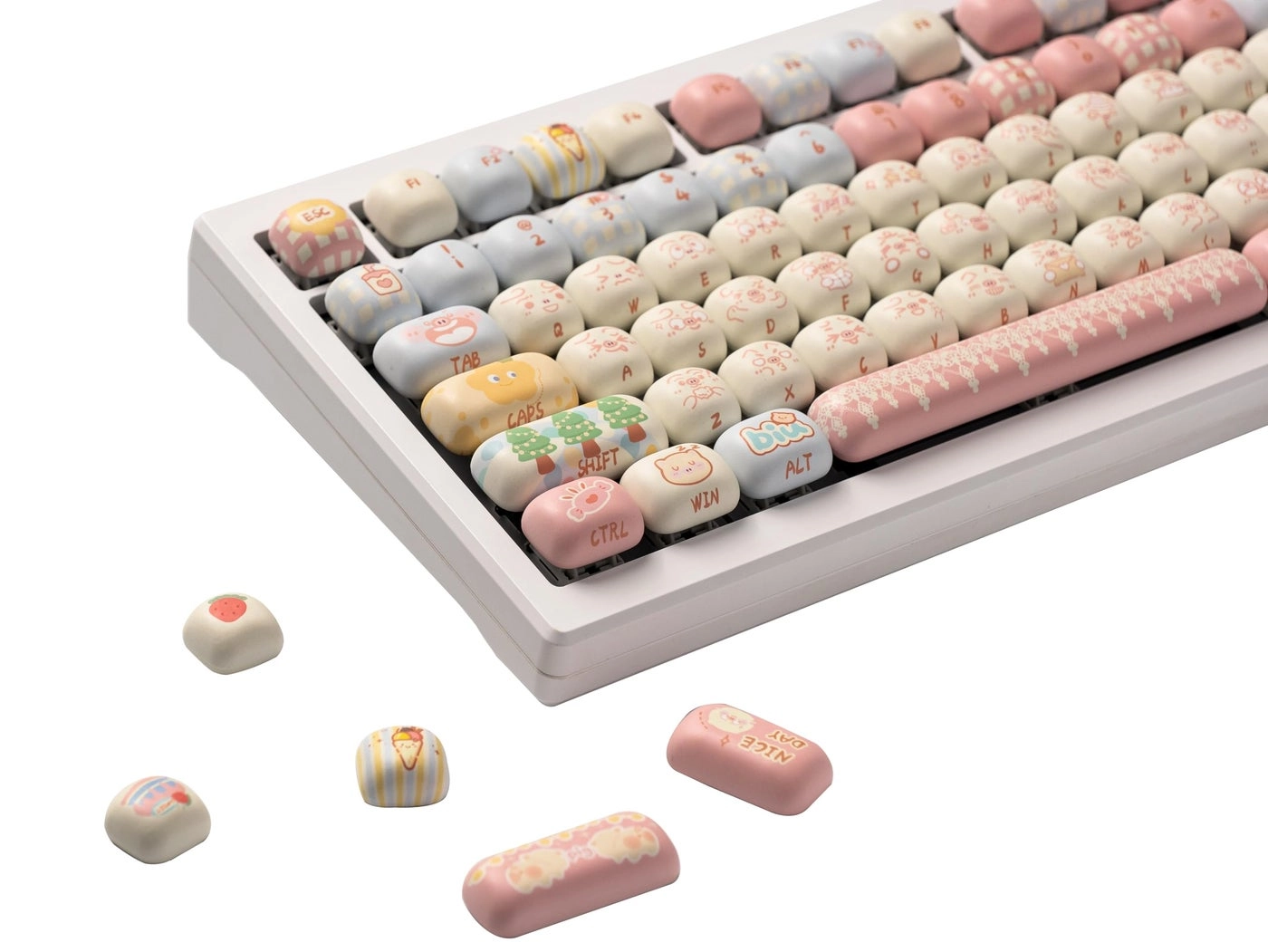 Piggy Party Keycap Set - MOG profile 139-Key