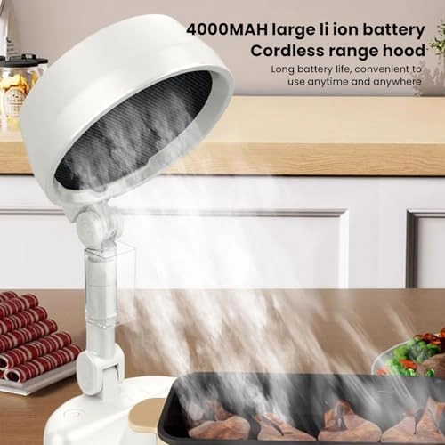 Portable Range Hood - Foldable 3-Speed 4000MAH