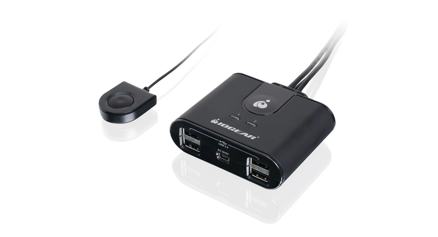 2x4 Peripheral Switching Hub - USB 2.0 480Mbps