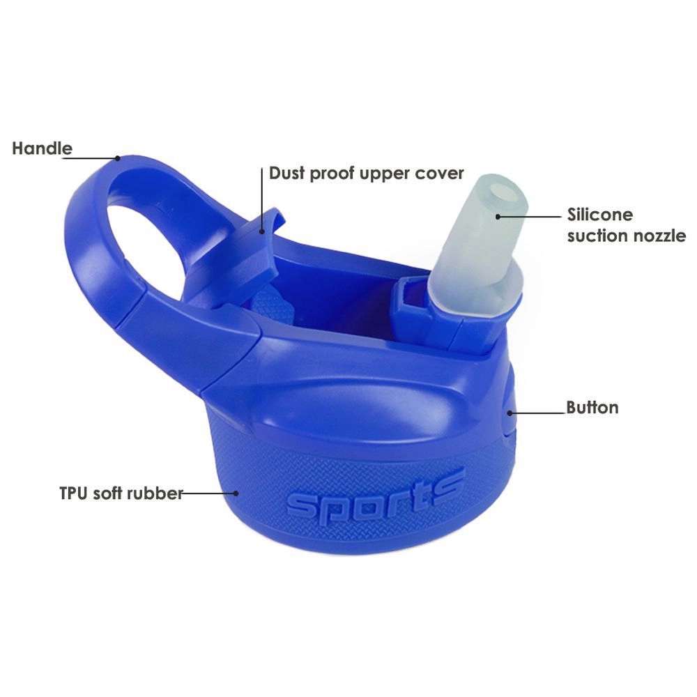 Elite Kids Water Bottle - 450 ml One-Touch Opening