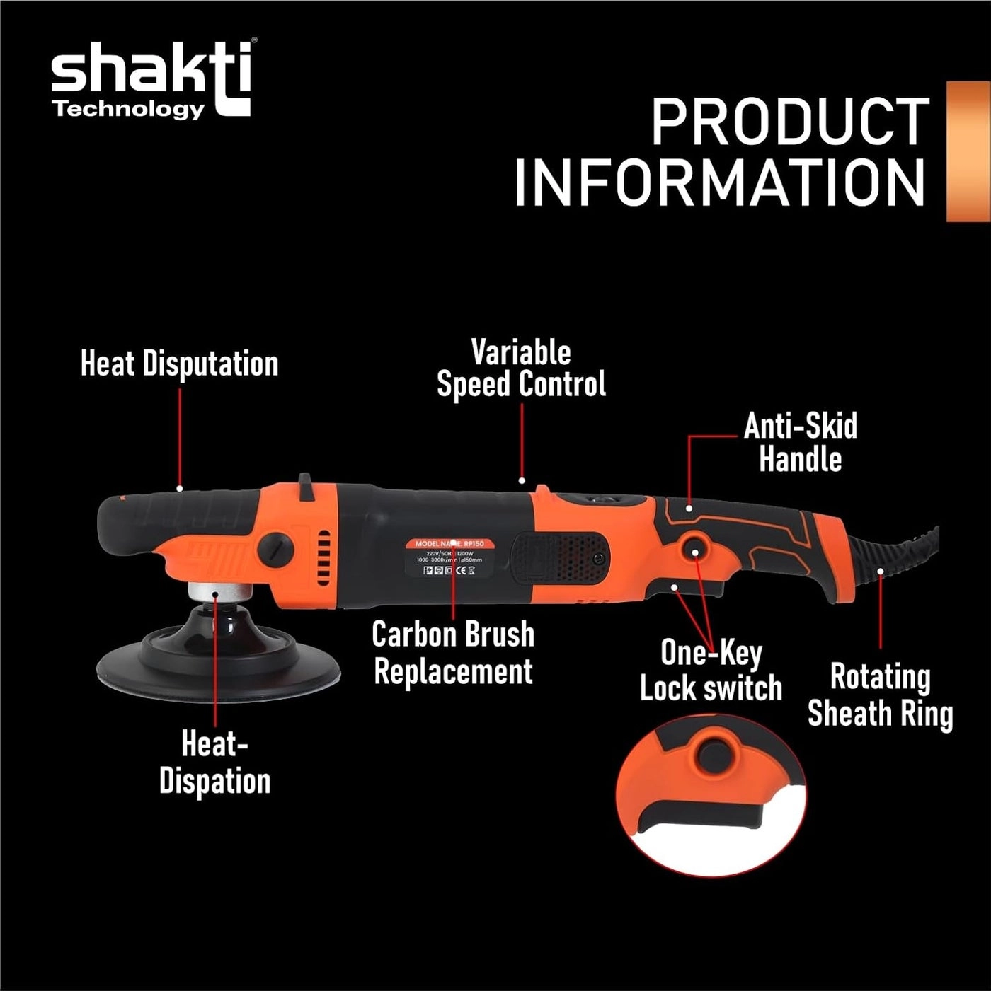 RP150 - 1200W 150MM6Inch