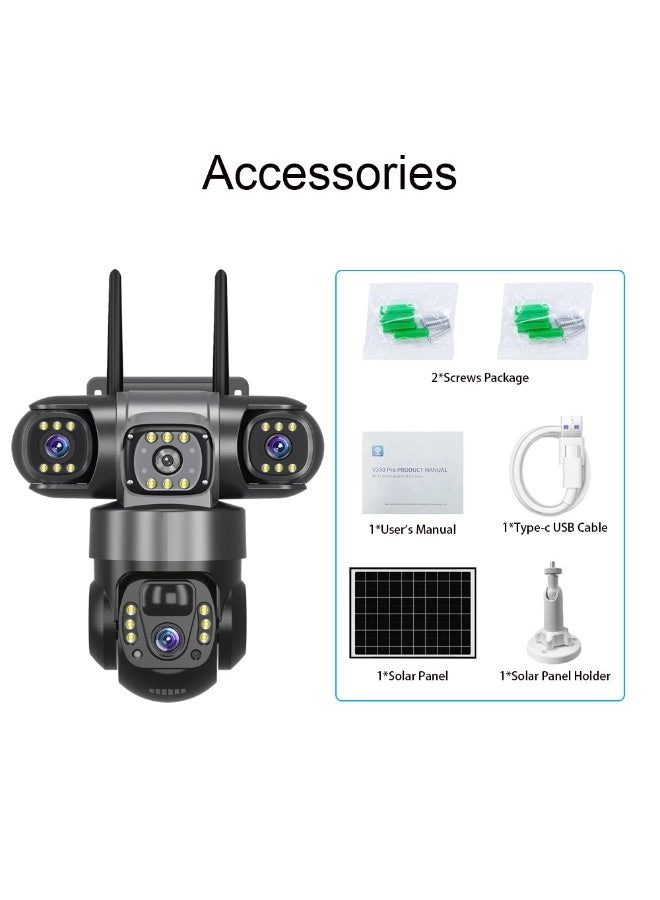Outdoor Solar PTZ CCTV Camera