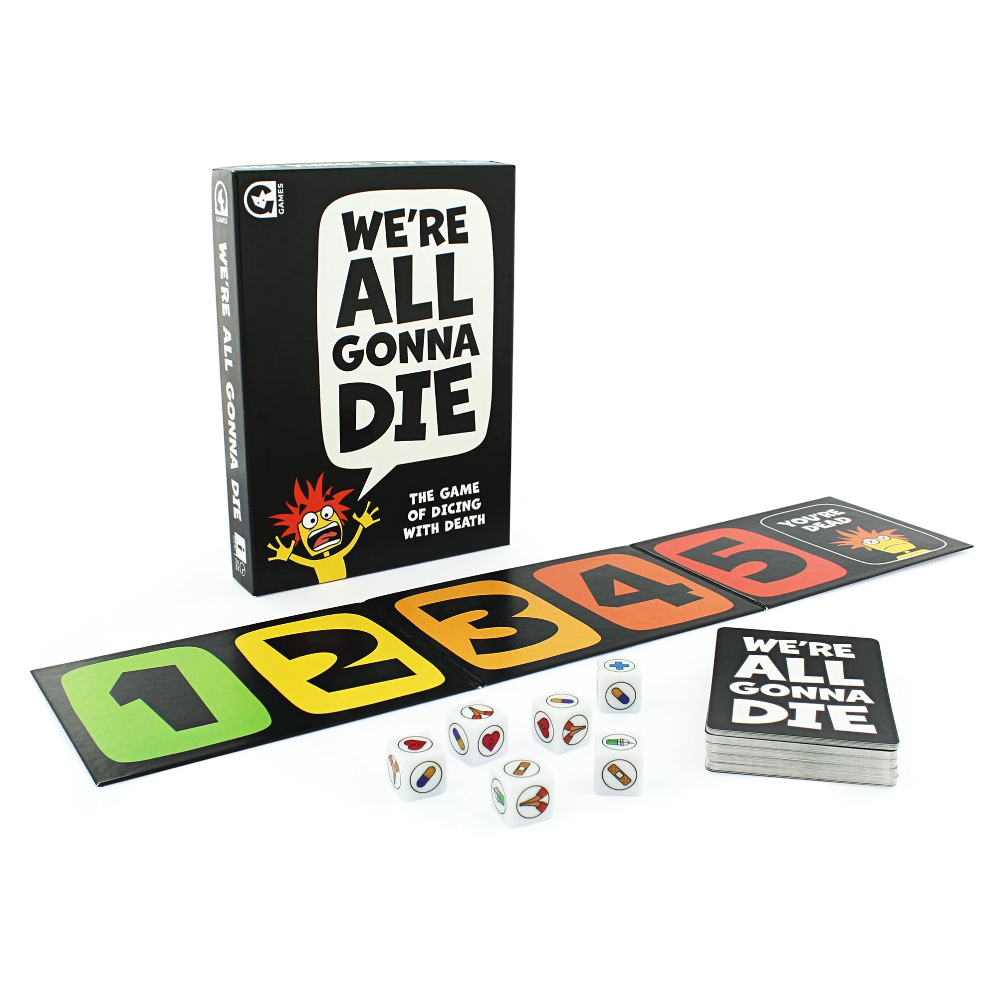 Ginger Fox We Are All Going to Die - Cooperative Card Game with Dice