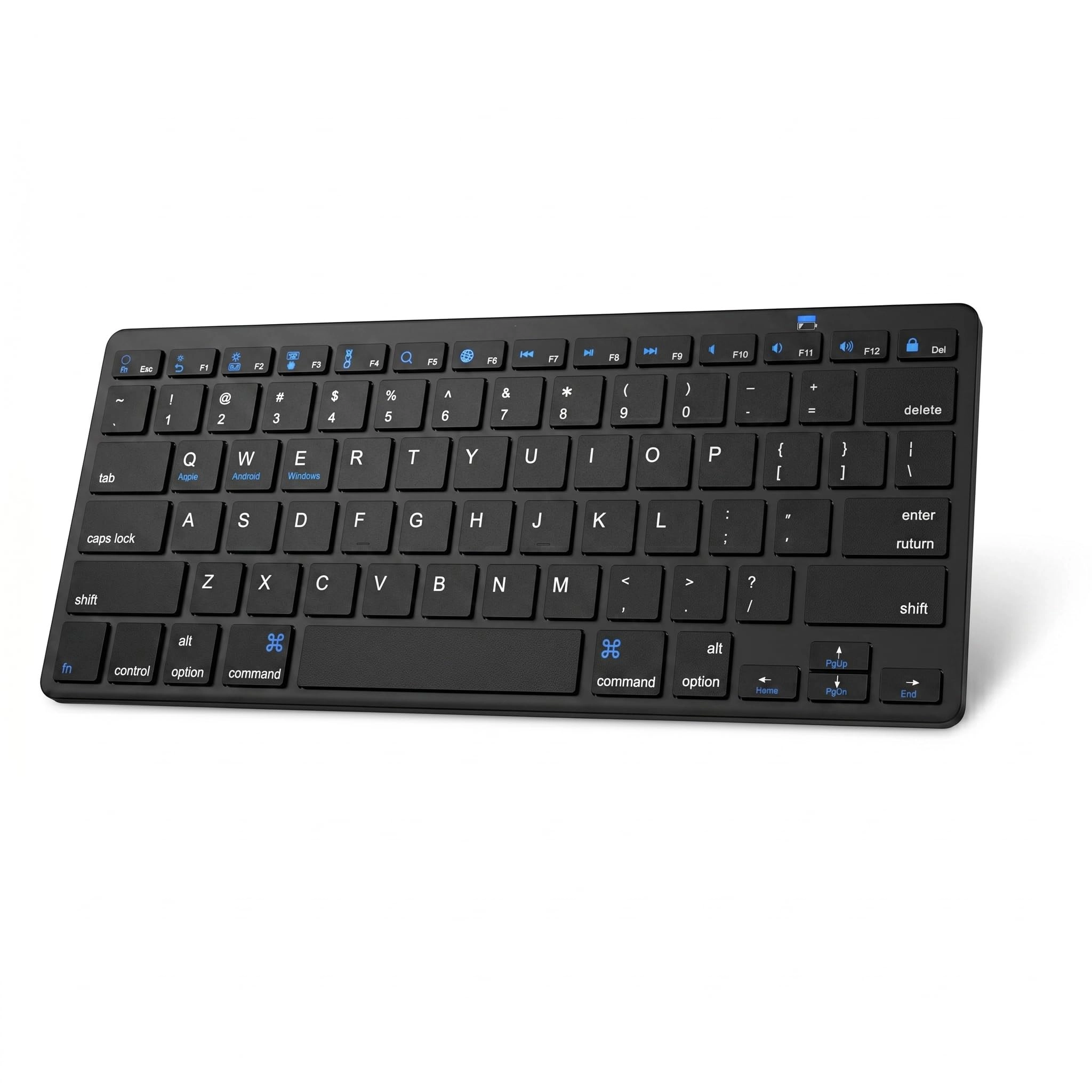 YORUNOHOSHI Multi-Device Bluetooth Keyboard - Bluetooth 5.1 Wireless for iPad, Mac, iPhone