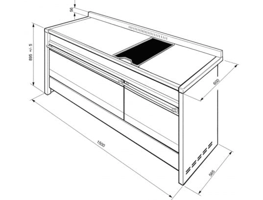 Opera A5-81 GAS Cooker