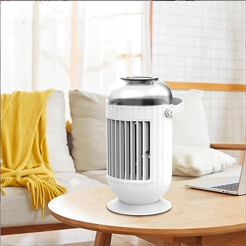 Mini Air Conditioner Fan - 400ml 3-speed three-color light