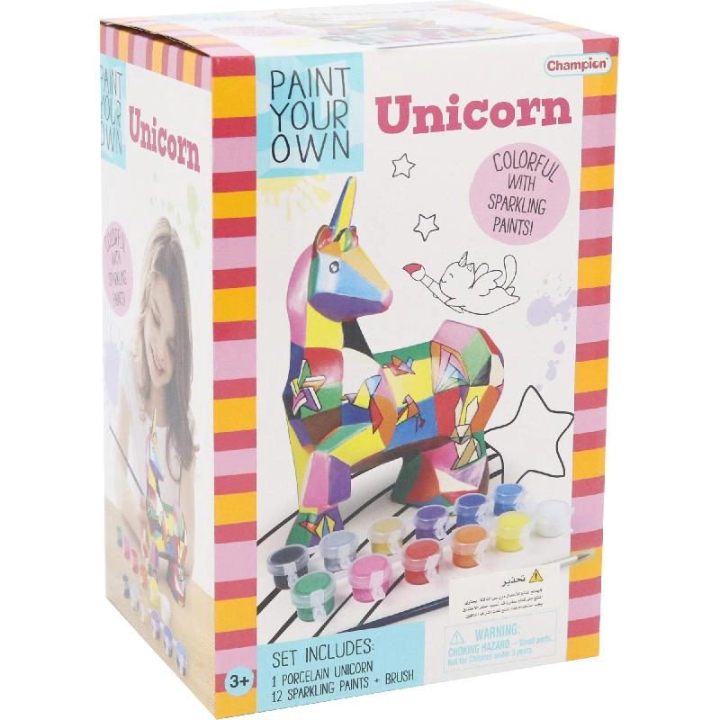Champion Paint Your Own Unicorn - 3 Years and Above Porcelain