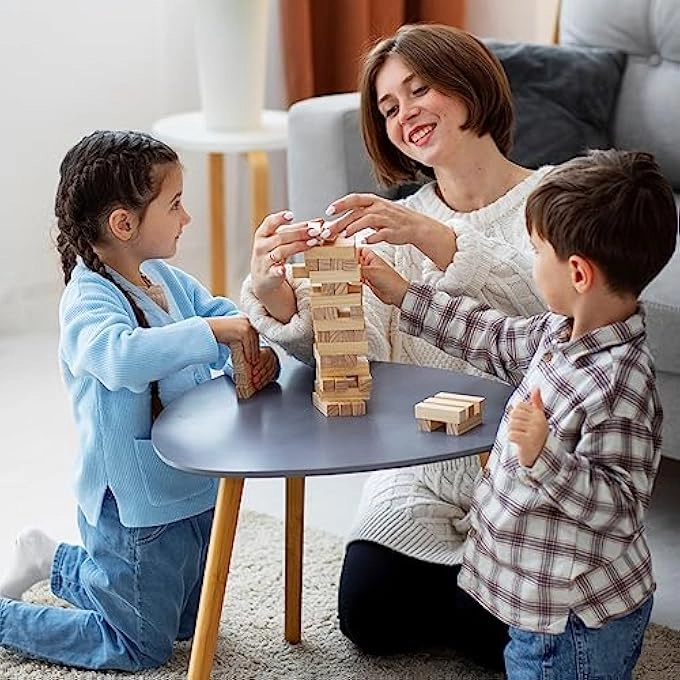 KIDS STACKING TOWER - 39 pcs
