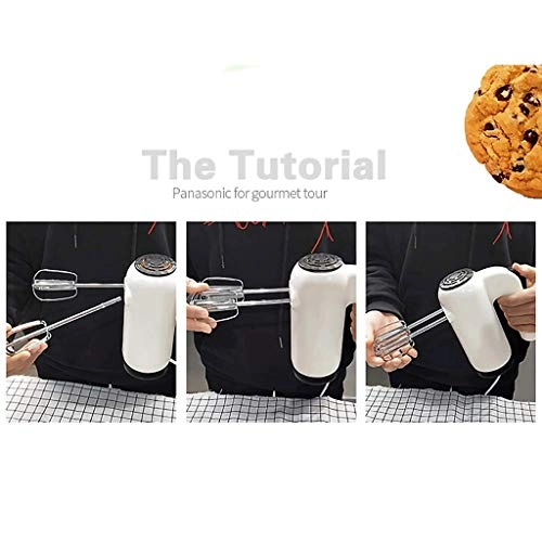 Handheld Electric Egg Beater - High Power 5-speed Turbo