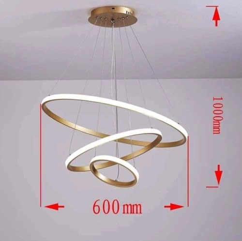 Spiral Chandelier - Adjustable Color Temperature 3000K–6000K