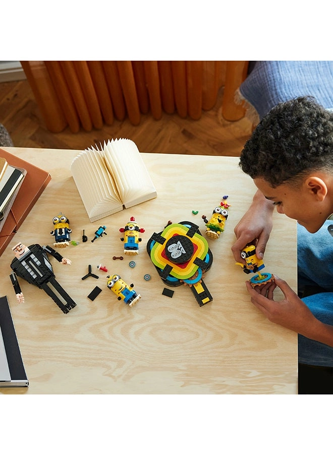 Despicable Me 4 Brick-Built Gru and Minions
