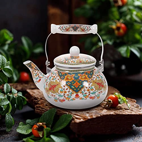 Enamel Tea Kettle - Enamel