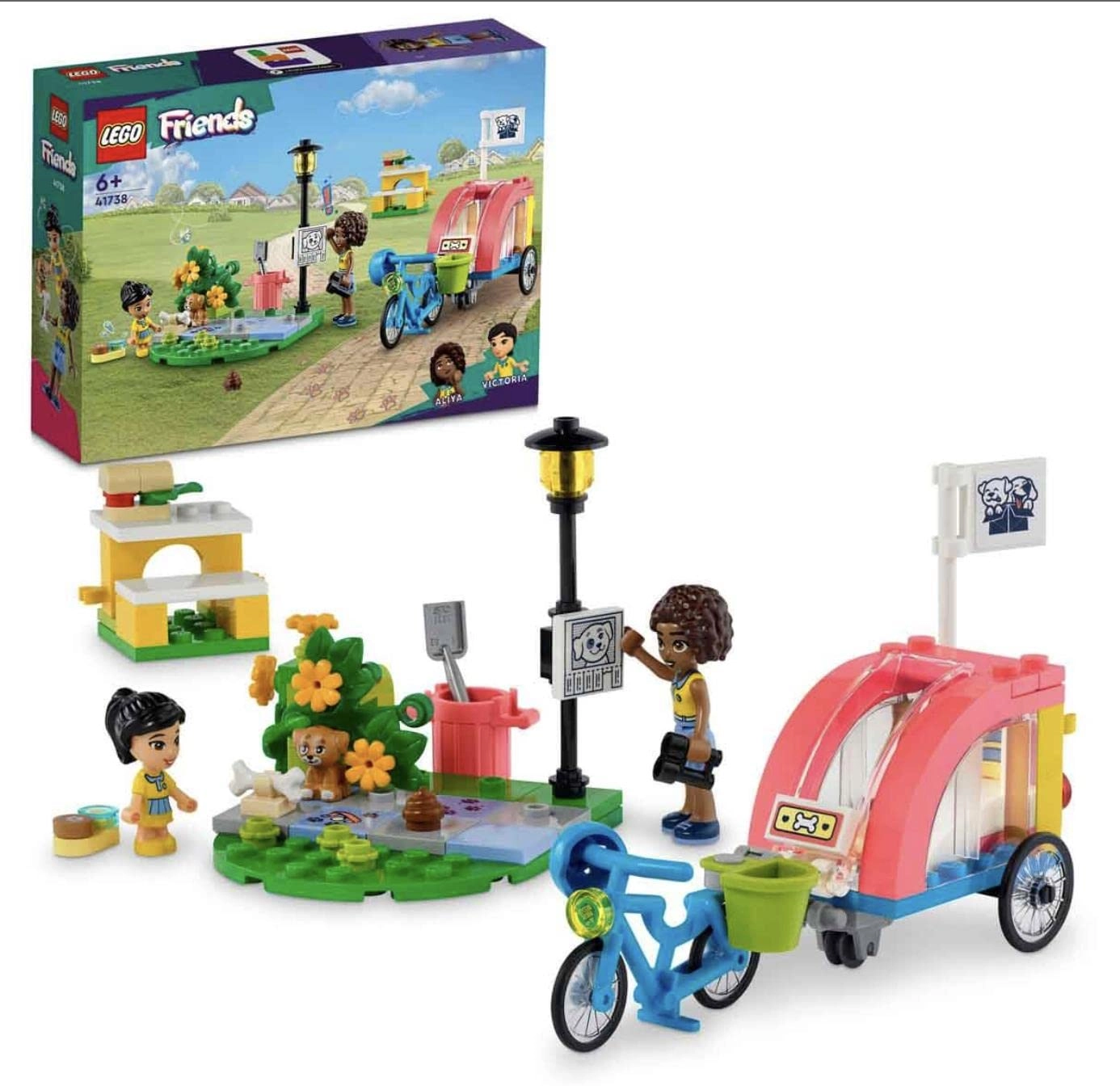 LEGO Friends Dog Rescue Bike (41738) - Heartlake City