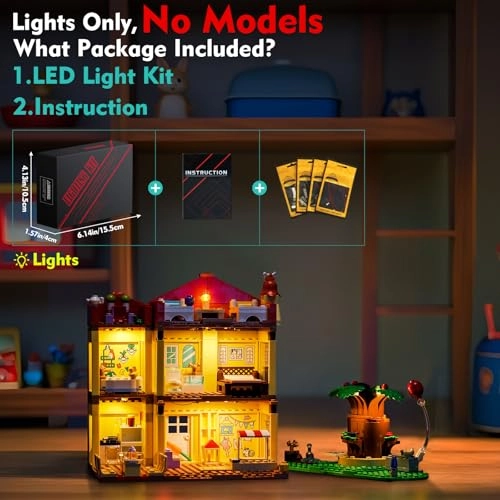 Light kit for LEGO Bluey's Family House 11203