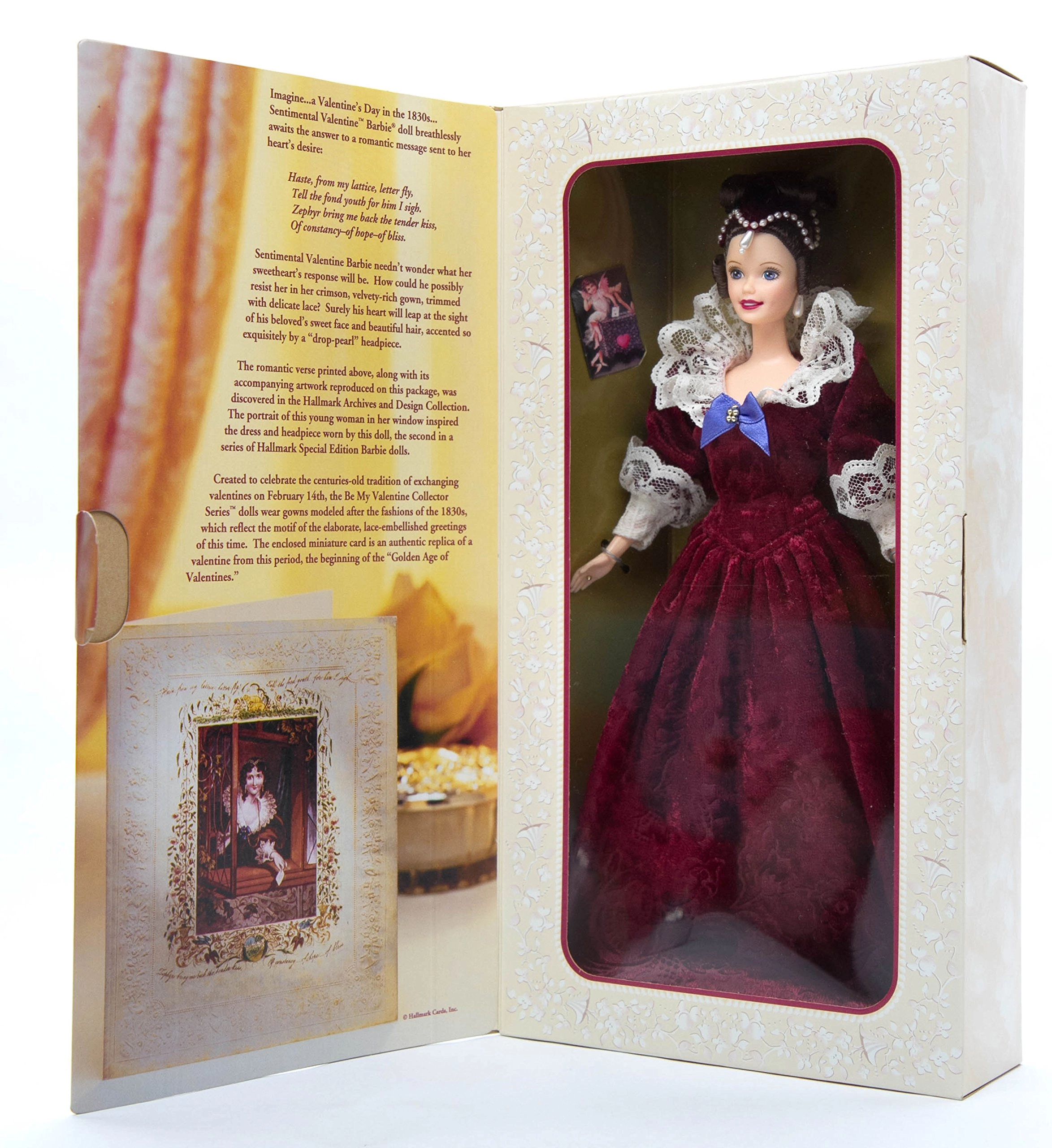 Mattel Sentimental Valentine Doll - 2nd in Be My Valentine Series Hallmark Special Edition Limited Edition Ages 8+