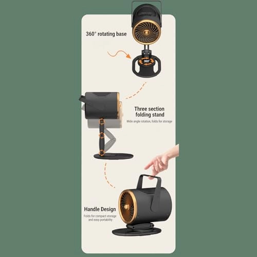 Desktop Cooker Hood - 3000mAh 2 Speed USB Rechargeable