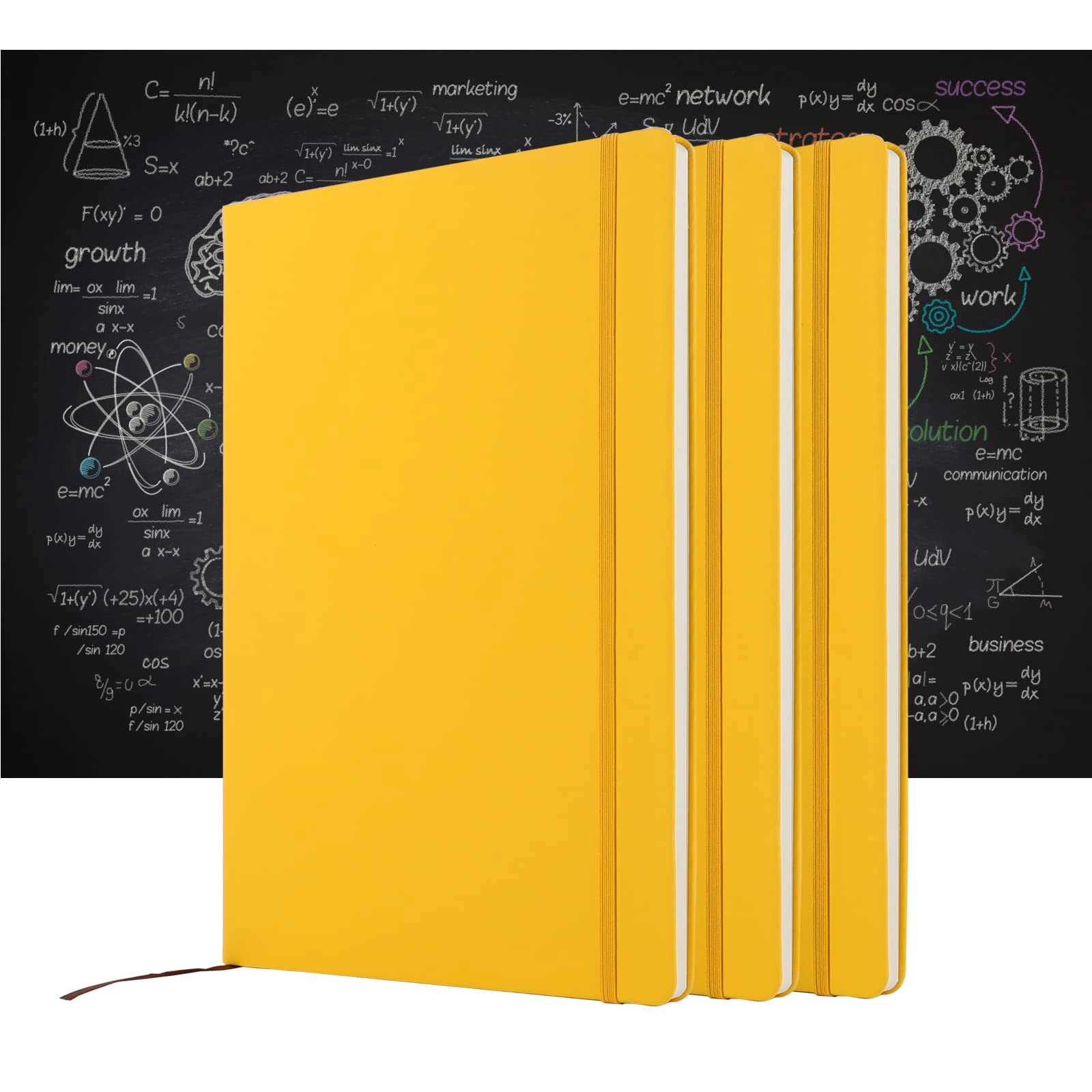 Notebook A4 Hardcover - Lined 80 Sheets